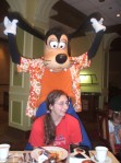 Goofy acting, well, goofy with # 1 Daughter